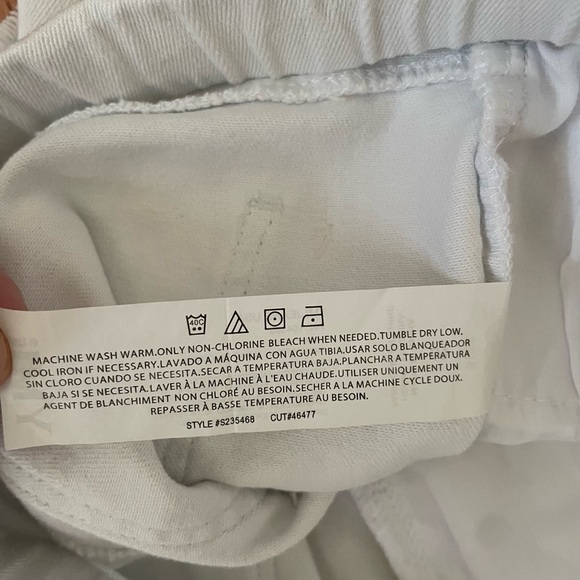 EUC YMI Dream Shorts in White. Size Small. Drawstring & Distressed. - Picture 7 of 16